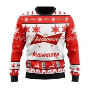 Xmas Budweiser Ugly Sweater